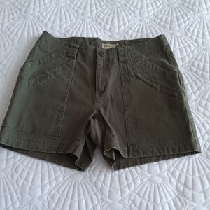 Royal Robbins Forest Green Women's Cargo Shorts